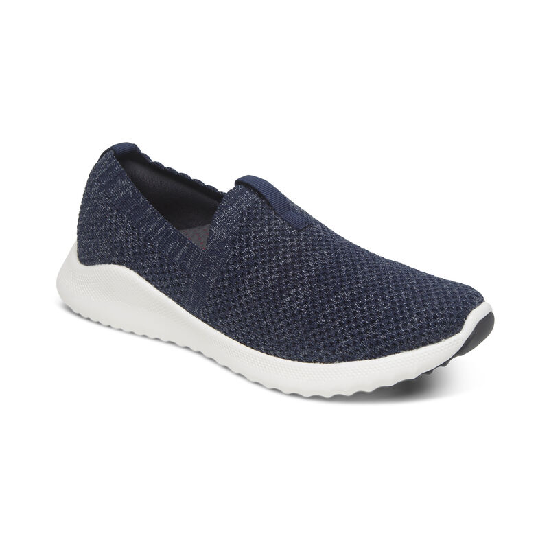 Aetrex Angie Arch Support Sneakers Damen Navy | CXP4479GC