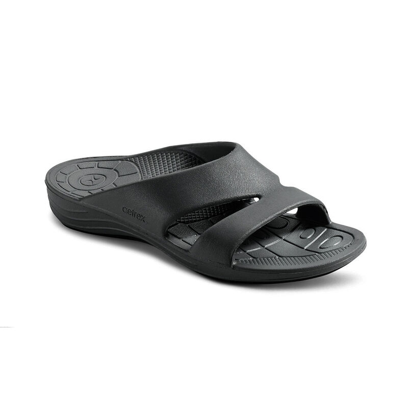 Aetrex Bali Orthotic Badelatschen Damen Schwarz | DCX1972JO