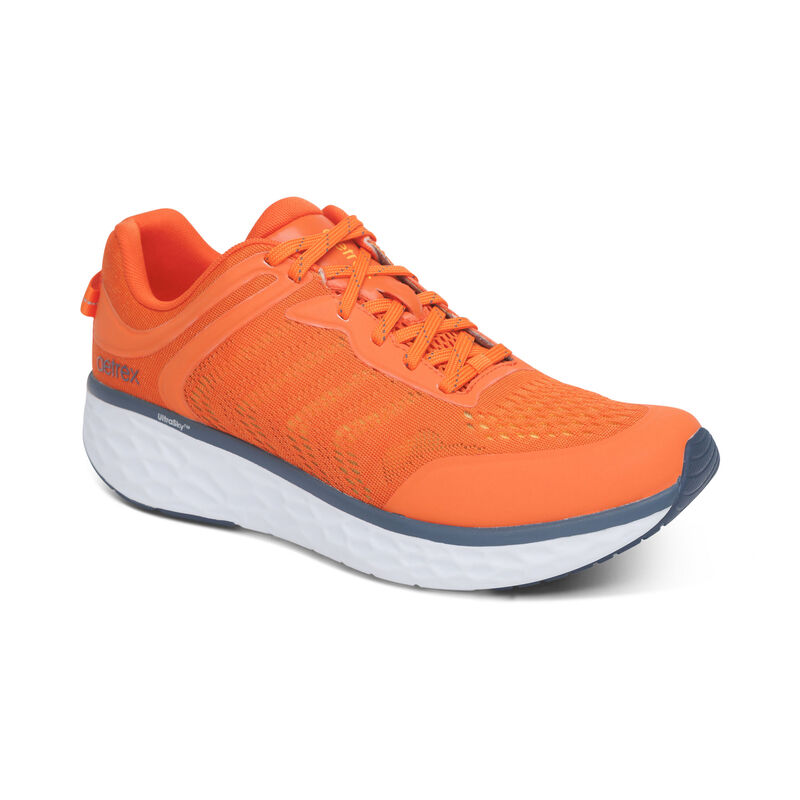 Aetrex Chase Arch Support Sneakers Herren Orange | ISH2656LJ