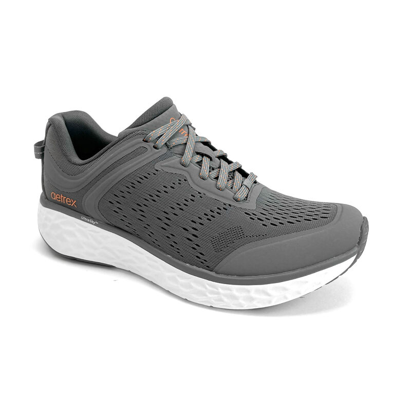 Aetrex Chase Arch Support Sneakers Herren Grau | LEL4372HM