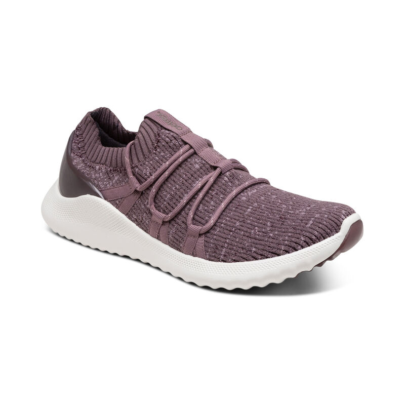 Aetrex Dani Arch Support Sneakers Damen Lila | FXN296ZM