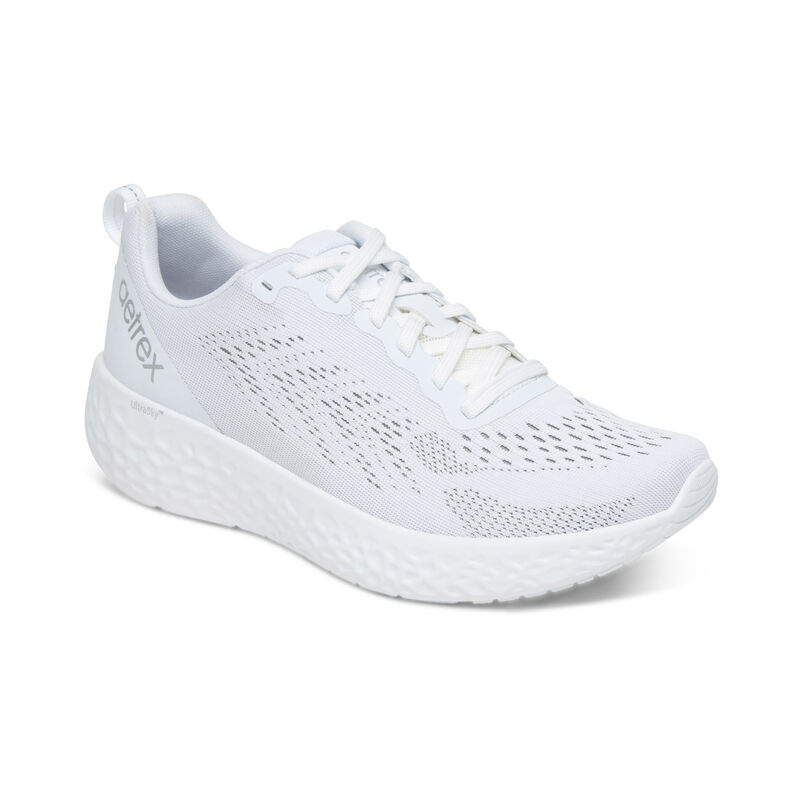 Aetrex Danika Arch Support Sneakers Damen Weiß | YZQ4217RR