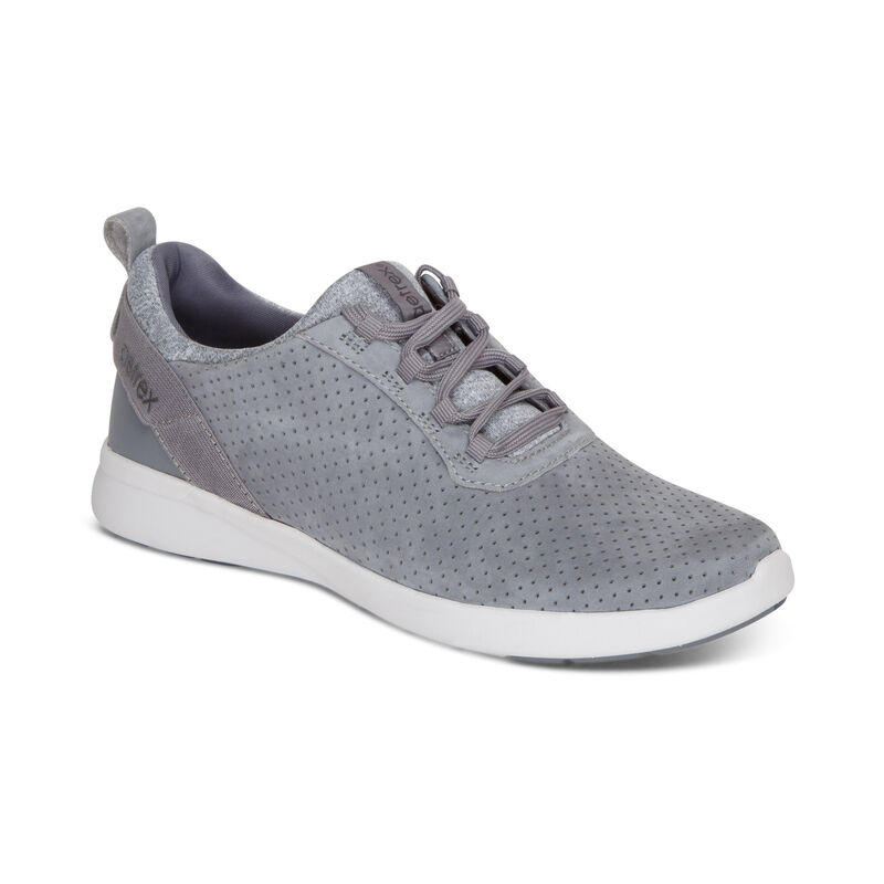 Aetrex Kora Arch Support Sneakers Damen Grau | GQO6381NR