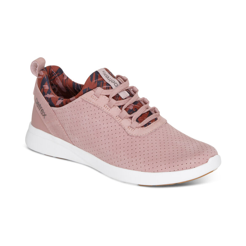 Aetrex Kora Arch Support Sneakers Damen Rosa | HOG1233VY