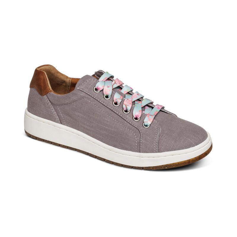 Aetrex Renee Arch Support Sneakers Damen Grau | ZBM6215LL