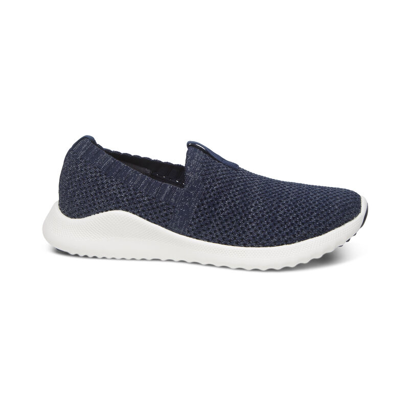 Aetrex Angie Arch Support Sneakers Damen Navy | CXP4479GC