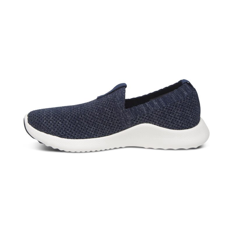 Aetrex Angie Arch Support Sneakers Damen Navy | CXP4479GC