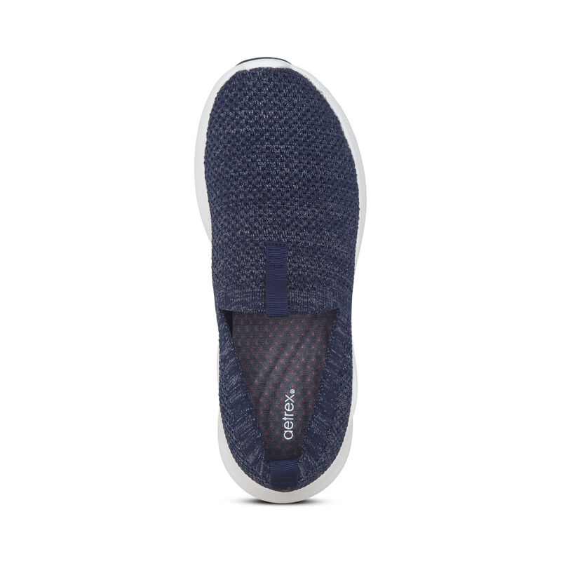 Aetrex Angie Arch Support Sneakers Damen Navy | CXP4479GC