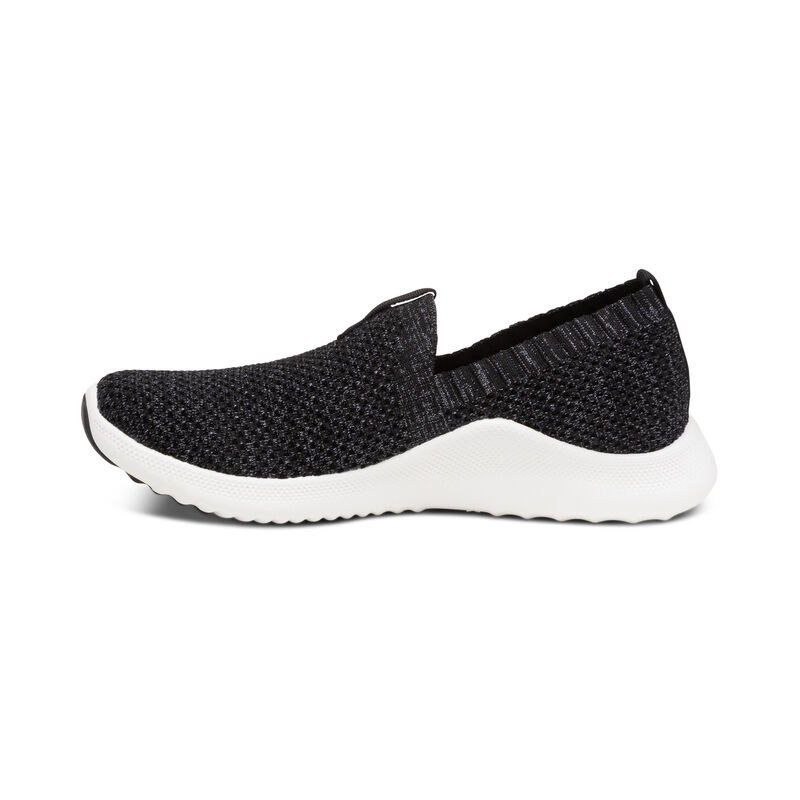 Aetrex Angie Arch Support Sneakers Damen Schwarz | DCX560VP