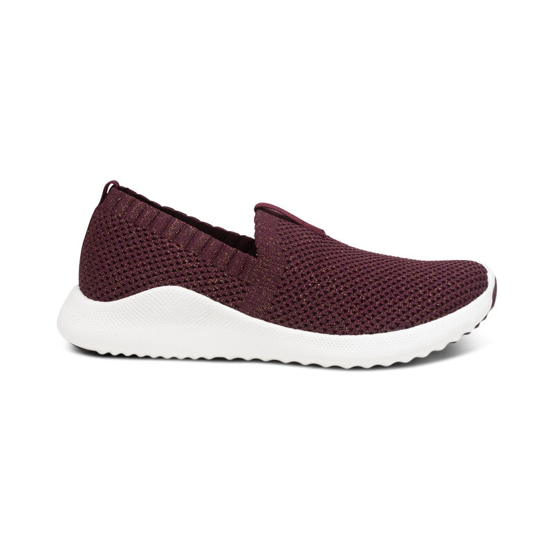 Aetrex Angie Arch Support Sneakers Damen Rot | JPN8713MH