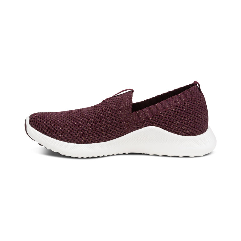 Aetrex Angie Arch Support Sneakers Damen Rot | JPN8713MH