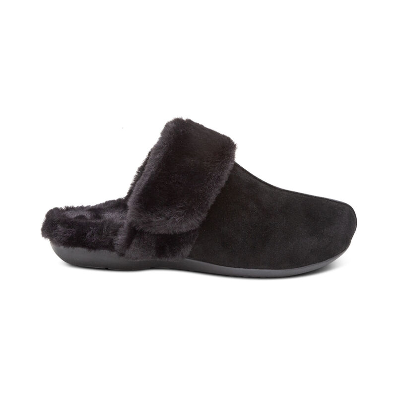 Aetrex Arianna Arch Support Hausschuhe Damen Schwarz | GDH340XW