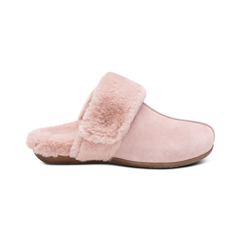 Aetrex Arianna Arch Support Hausschuhe Damen Rosa | QEE6987DB