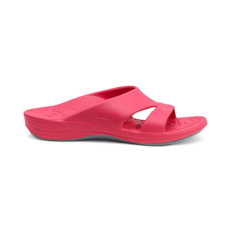 Aetrex Bali Orthotic Badelatschen Damen Rosa | NGV4564RM