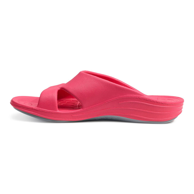 Aetrex Bali Orthotic Badelatschen Damen Rosa | NGV4564RM