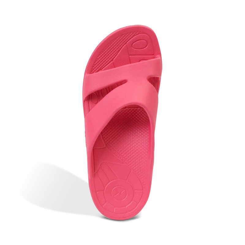 Aetrex Bali Orthotic Badelatschen Damen Rosa | NGV4564RM