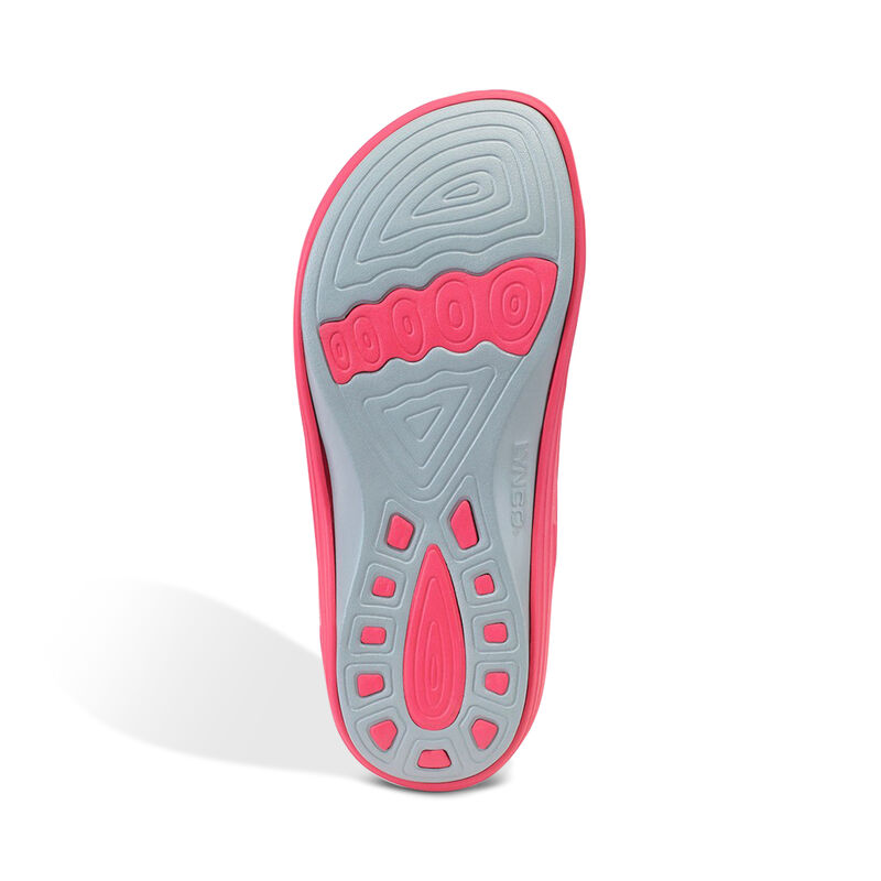 Aetrex Bali Orthotic Badelatschen Damen Rosa | NGV4564RM