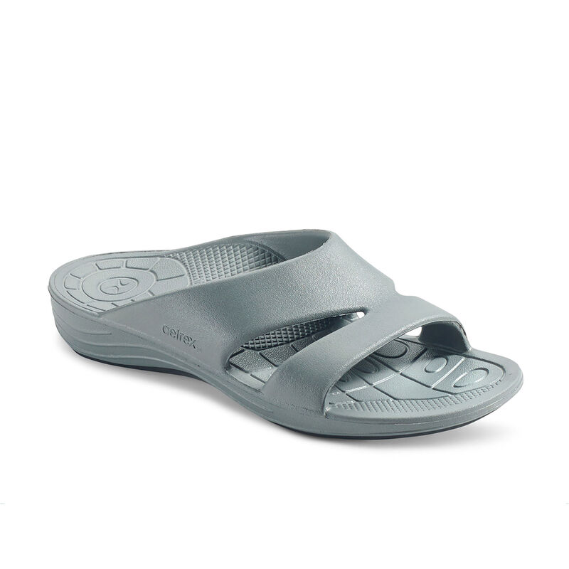 Aetrex Bali Orthotic Badelatschen Damen Grau | RFL3368YZ