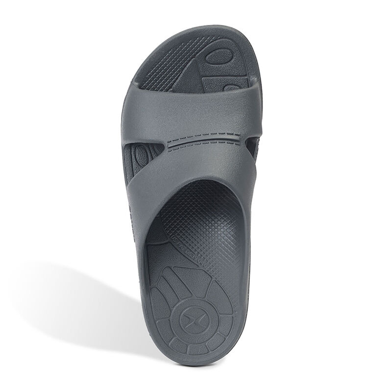 Aetrex Bali Orthotic Badelatschen Herren Grau | KYM4299FD