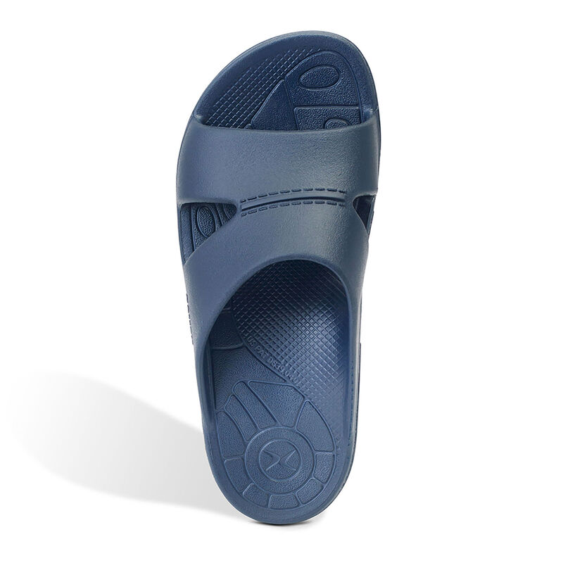 Aetrex Bali Orthotic Badelatschen Herren Navy | VUB4970GQ