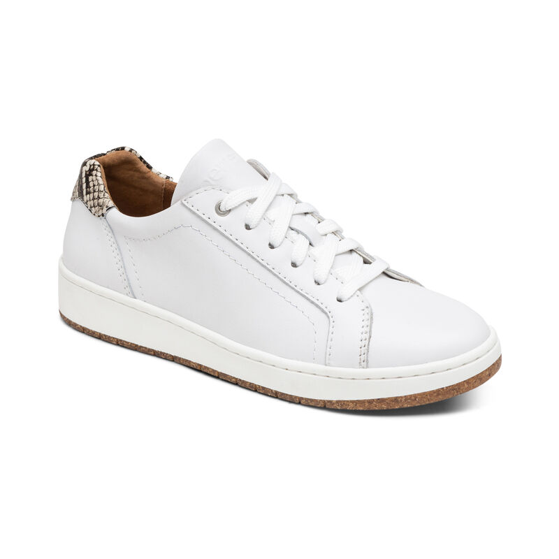 Aetrex Blake Kompfort Sneakers Damen Weiß | YWM3178LQ