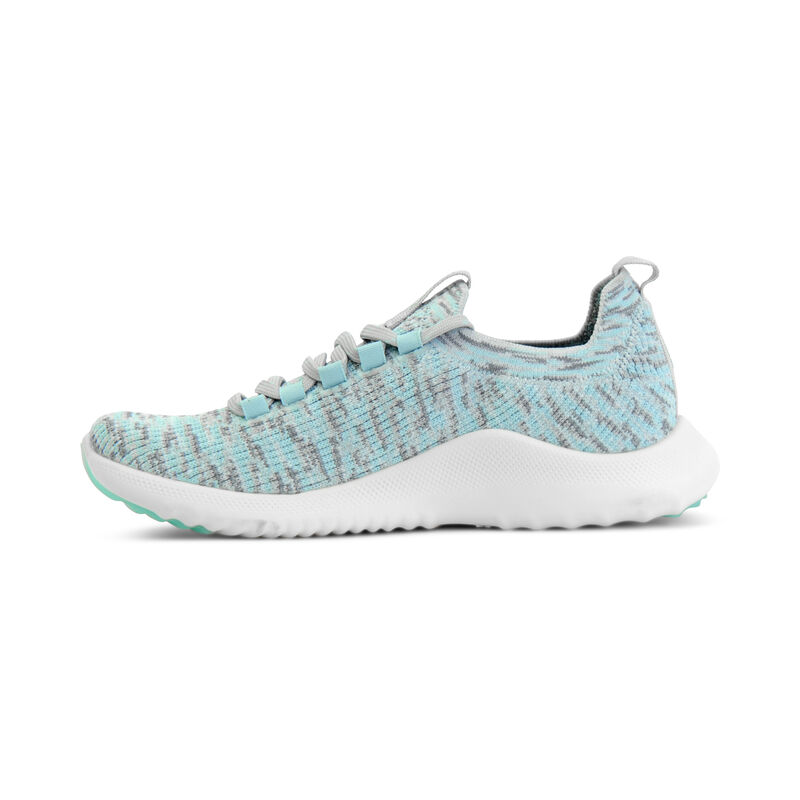 Aetrex Carly Arch Support Sneakers Damen Blau Mehrfarbig | PMA797JR