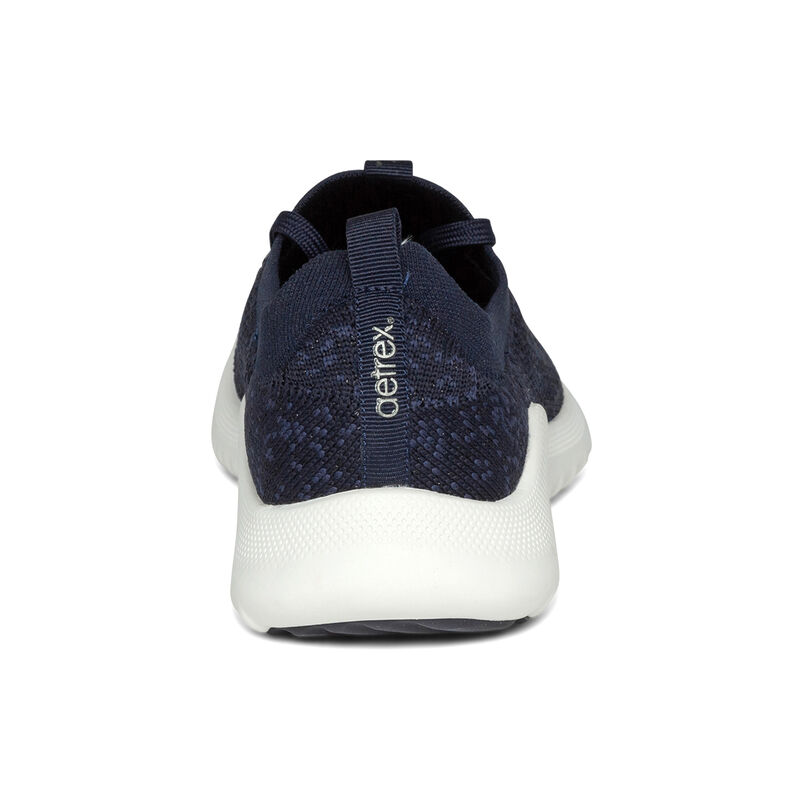 Aetrex Carly Arch Support Sneakers Damen Navy | UMR896IE