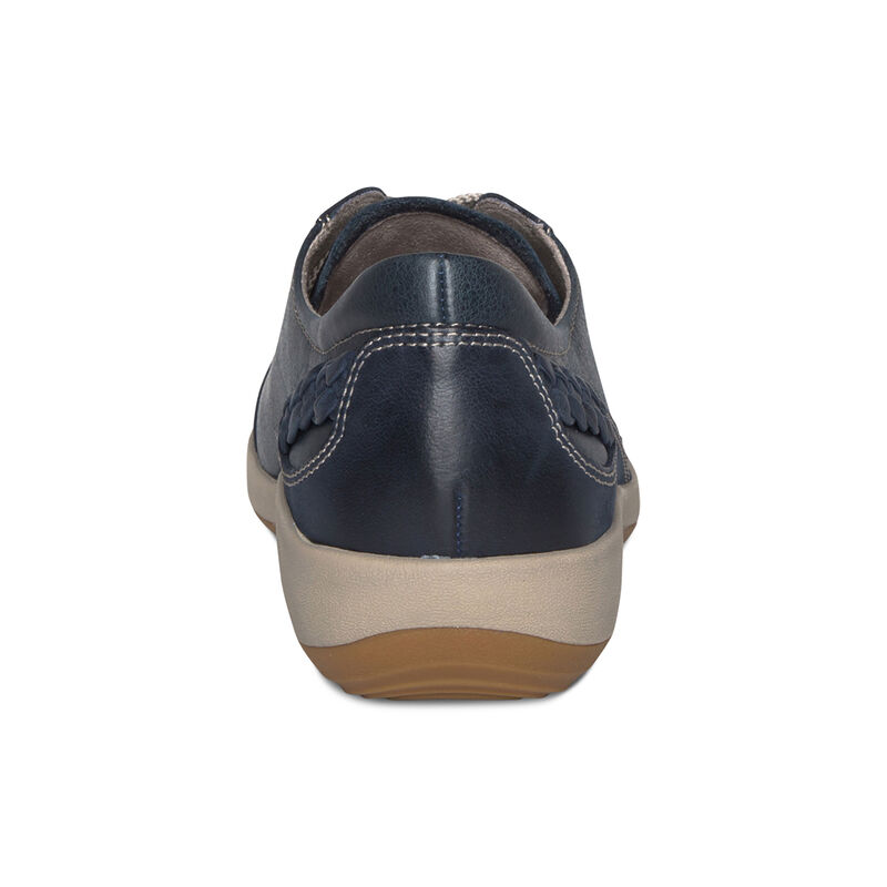 Aetrex Dana Spitze Up Oxford Schnürschuhe Damen Navy | IZJ609LO