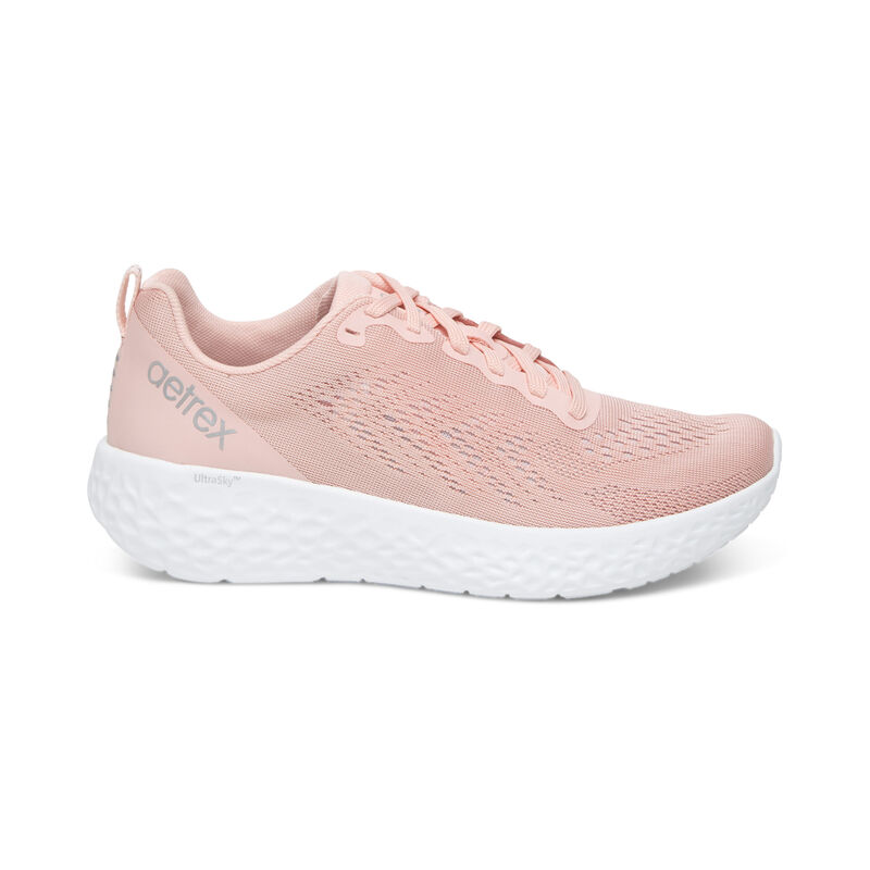 Aetrex Danika Arch Support Sneakers Damen Rosa | KNX984AF