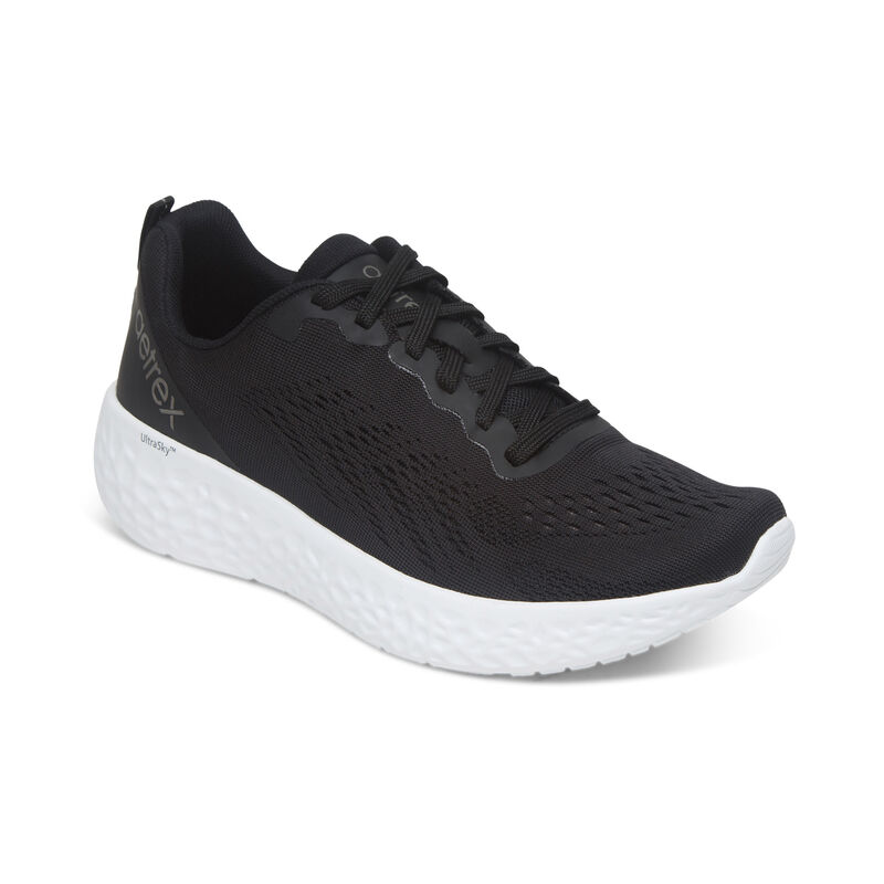 Aetrex Danika Arch Support Sneakers Damen Schwarz | TID7989QR