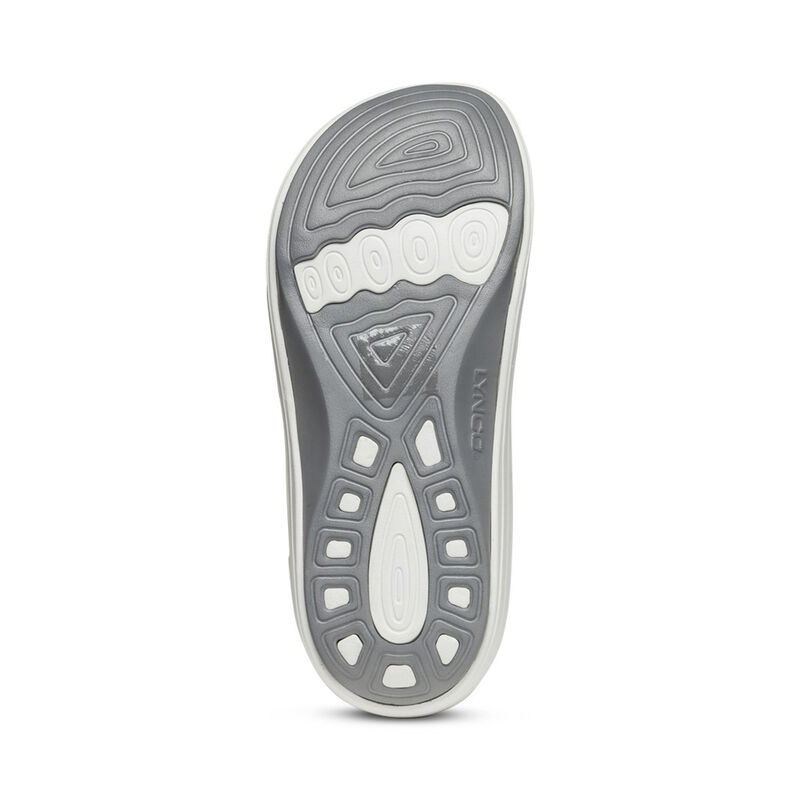 Aetrex Fiji Orthotic Flip Flops Damen Weiß | JQZ5673YP