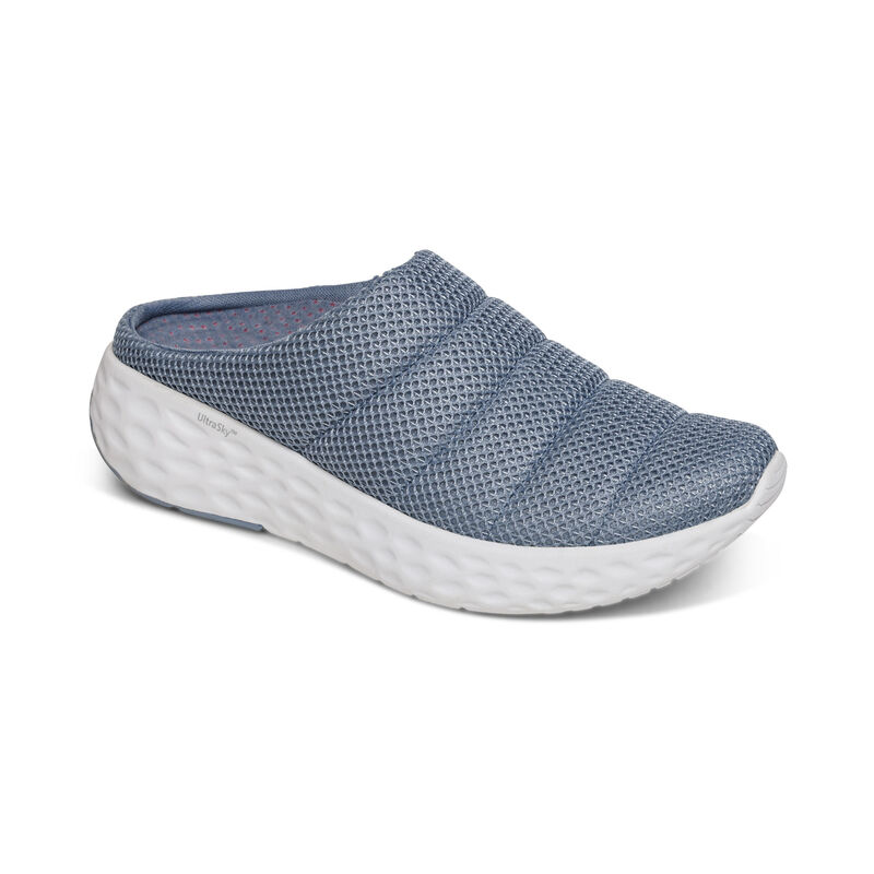 Aetrex Harley Slip-on-sneakers Damen Blau | RHO6533AT