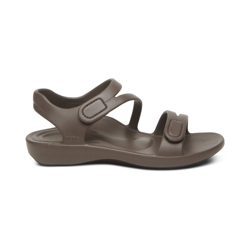 Aetrex Jillian Sport Wasser-Friendly Sandalen Damen Dunkelgrau | AVT9130DC