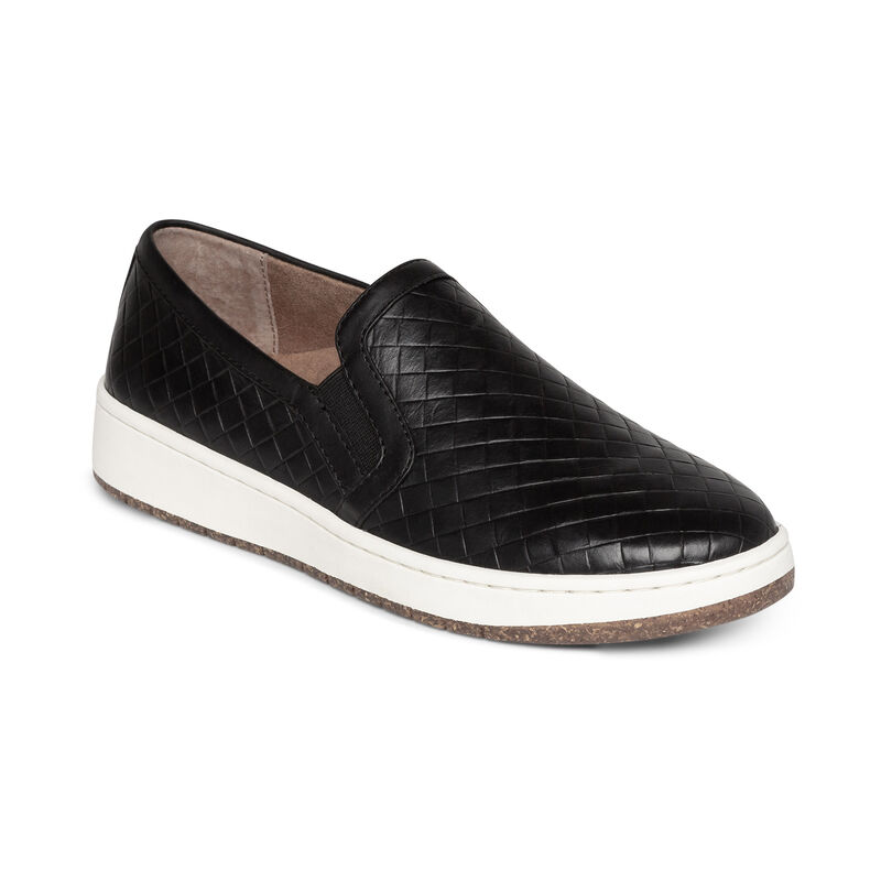 Aetrex Kenzie Kompfort Slip-on-sneakers Damen Schwarz | JCN17UA