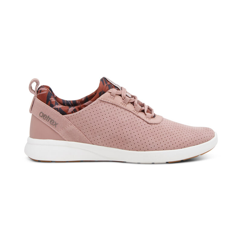 Aetrex Kora Arch Support Sneakers Damen Rosa | HOG1233VY