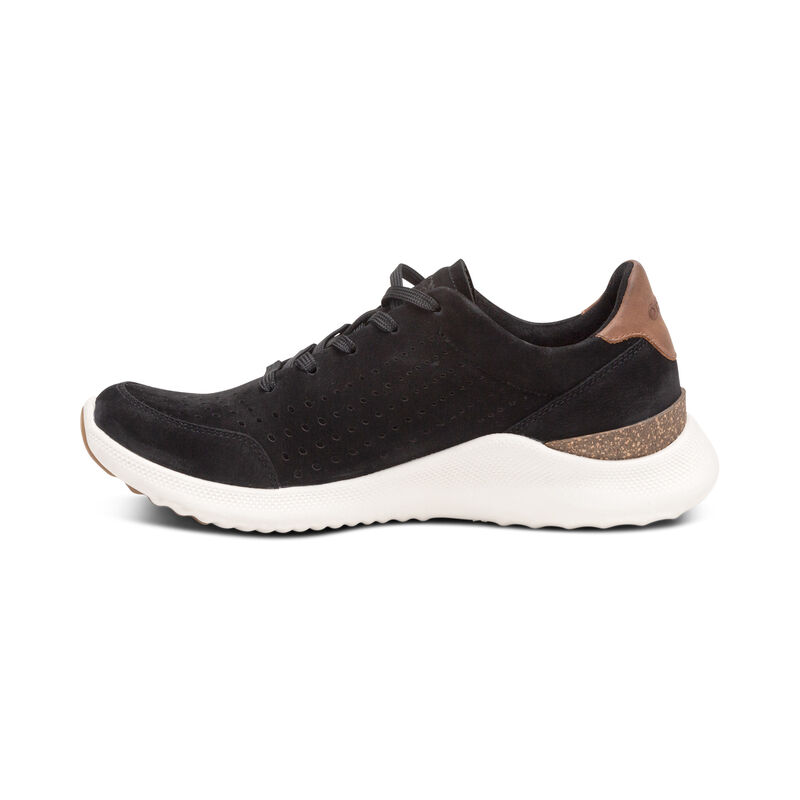 Aetrex Laura Arch Support Sneakers Damen Schwarz | TCF8764KW