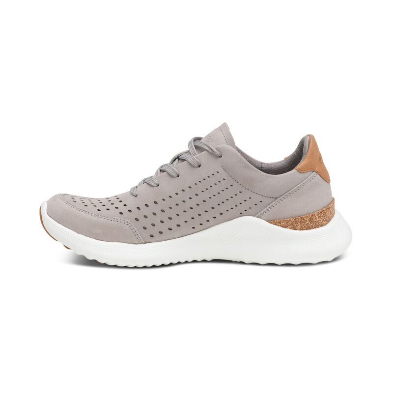 Aetrex Laura Arch Support Sneakers Damen Grau | VEH8775TB