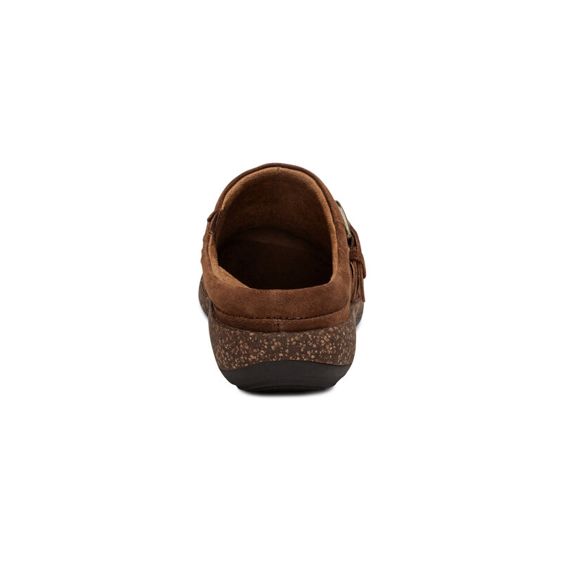 Aetrex Libby Kompfort Clogs Damen Dunkelbraun | HZA2730CQ