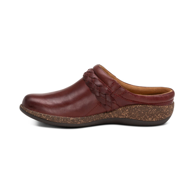 Aetrex Libby Kompfort Clogs Damen Rot | ALT3022XJ