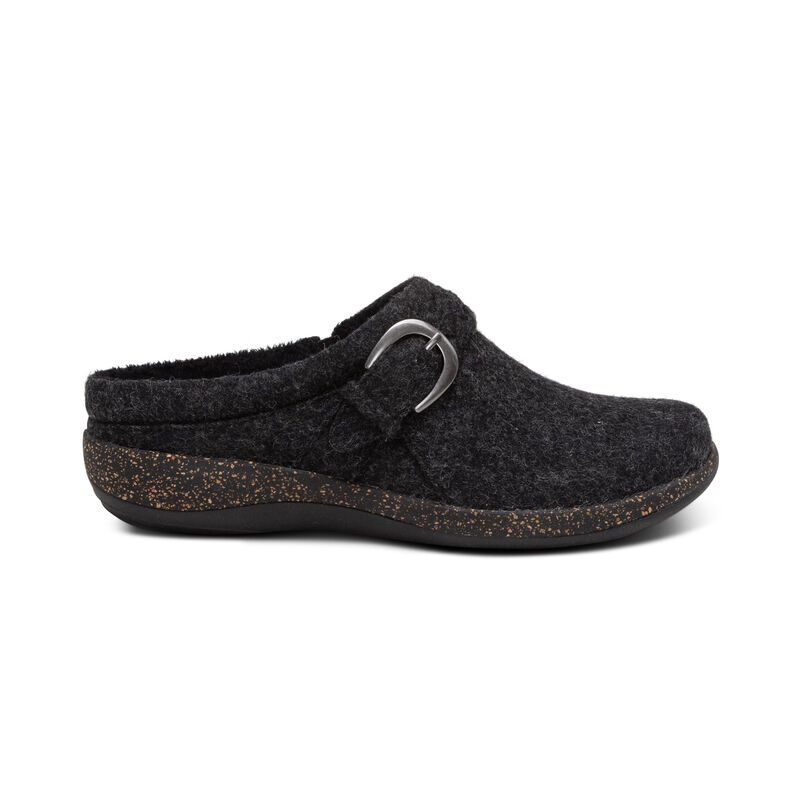 Aetrex Libby Kompfort Clogs Damen Schwarz Mehrfarbig | EML2426RZ