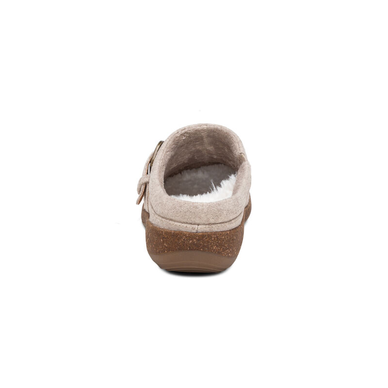 Aetrex Libby Kompfort Clogs Damen Weiß Beige | RFN2141XT