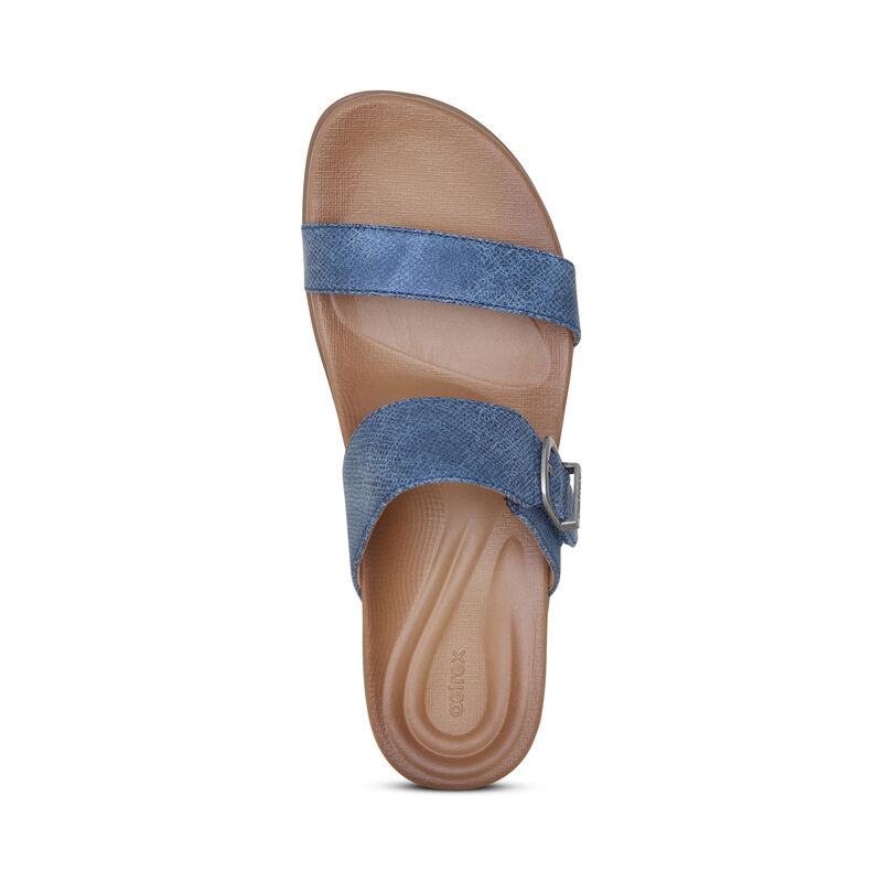 Aetrex Mimi Wasser-Friendly Sandalen Damen Navy | HFY333OG