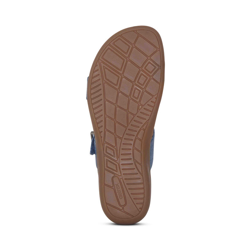 Aetrex Mimi Wasser-Friendly Sandalen Damen Navy | HFY333OG