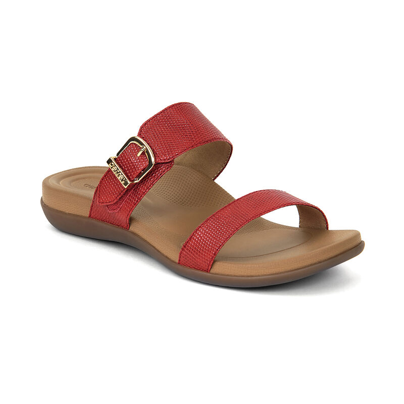 Aetrex Mimi Wasser-Friendly Sandalen Damen Rot | ZUE1980RL