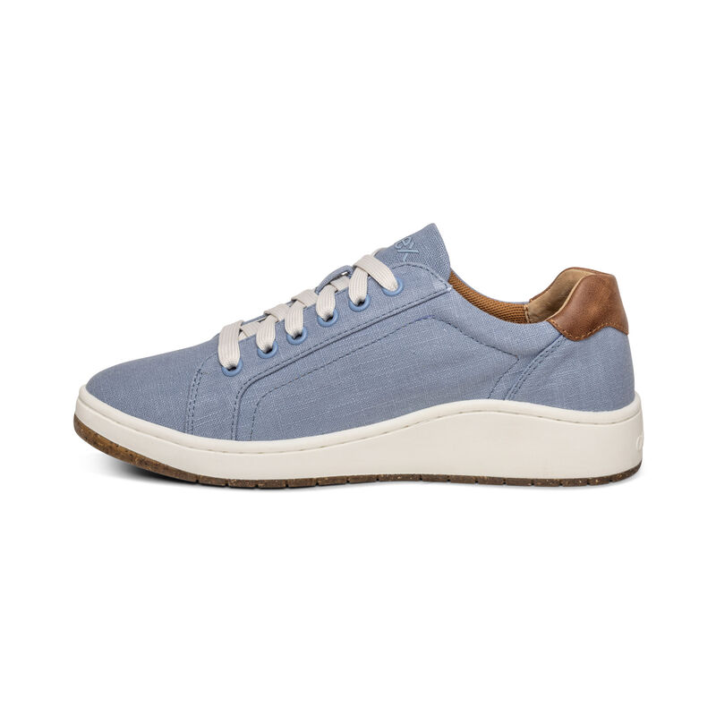 Aetrex Renee Arch Support Sneakers Damen Blau | LEI4253KQ