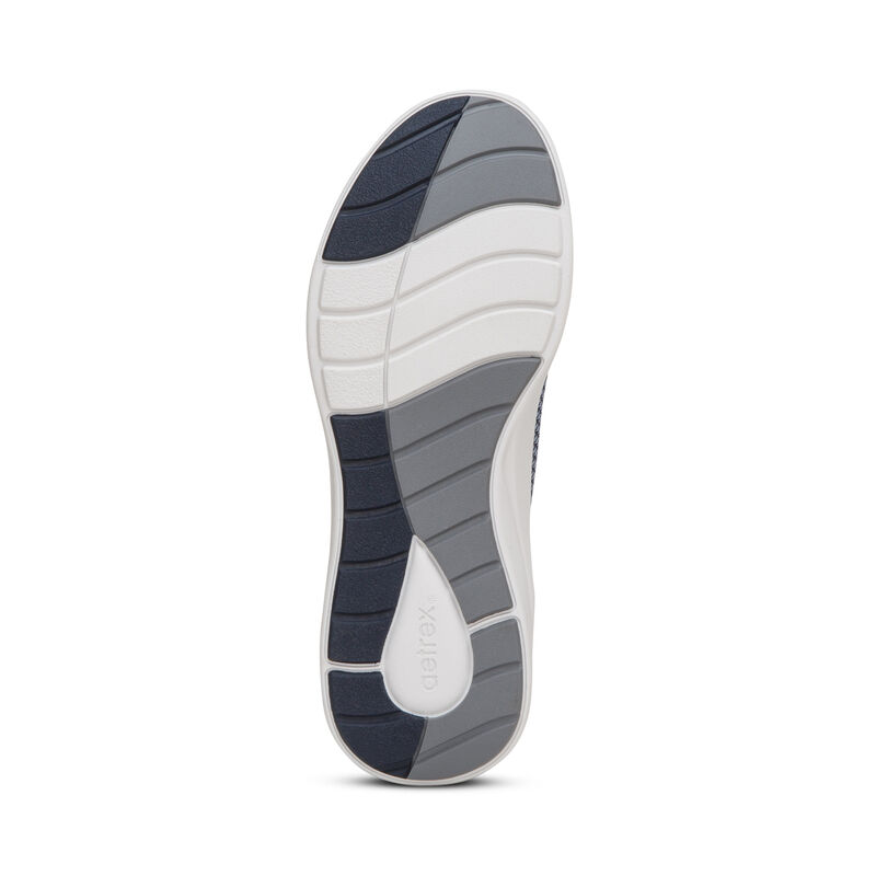 Aetrex Teagan Arch Support Sneakers Damen Navy | FQU6951UC